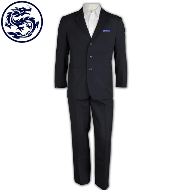 
Casual Men Office Bank Market Suit Uniform with pants 