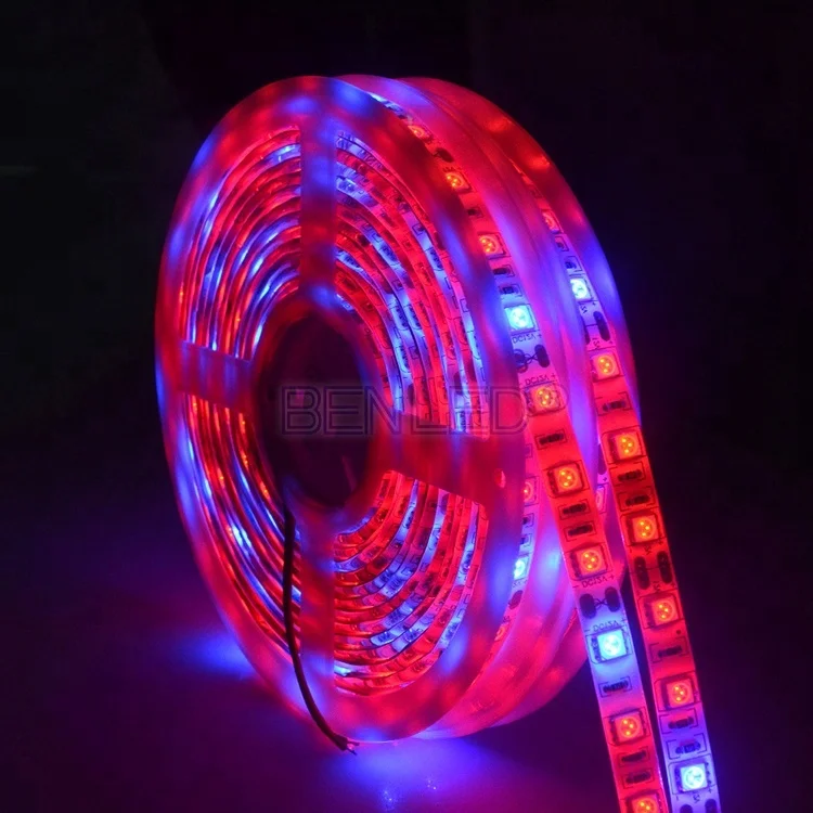 Benled Led Grow Light Strip Factory Supply Red And Blue Multi-ratio Flexible Waterproof Led Plant Grow Strip