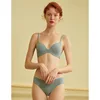 Seamless underwear women's suit without rim bra