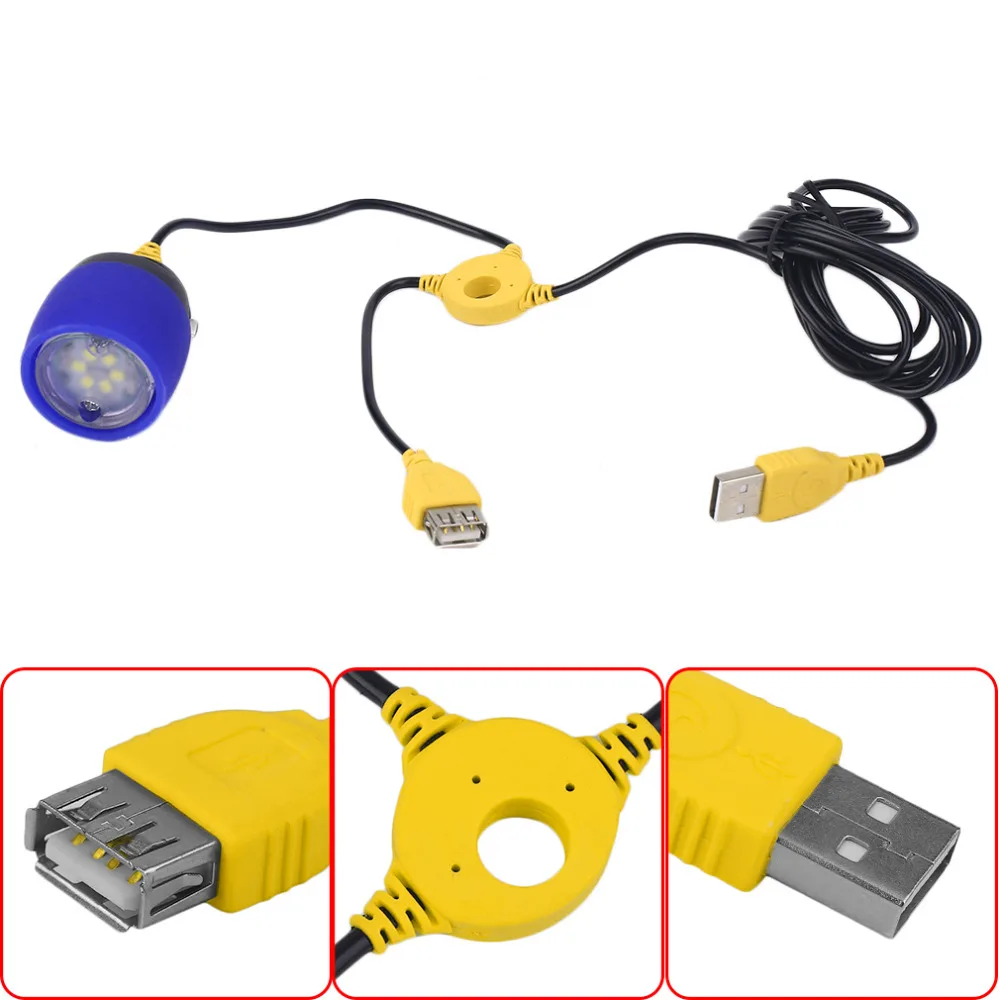 waterproof IP65 USB5V adjustable Chainable Light A life Mini LED Camping USB Light