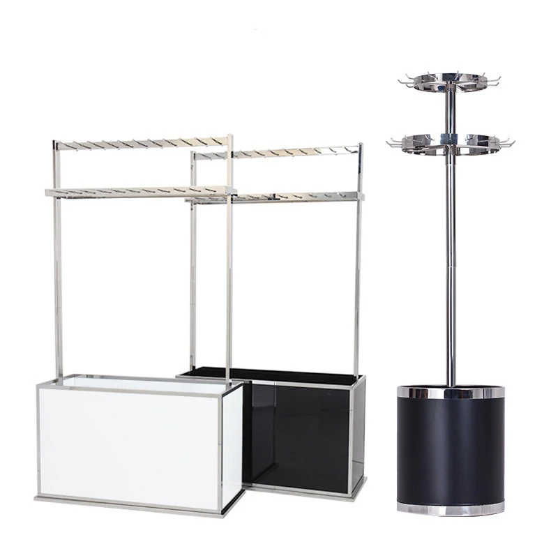 Men Branded Business Leather Belt Display Rack Fixture Display Stand