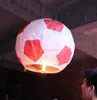 100% ECO-friendly wholesale flame resistant flying chinese lantern, handmade football shape customized Logo sky lantern