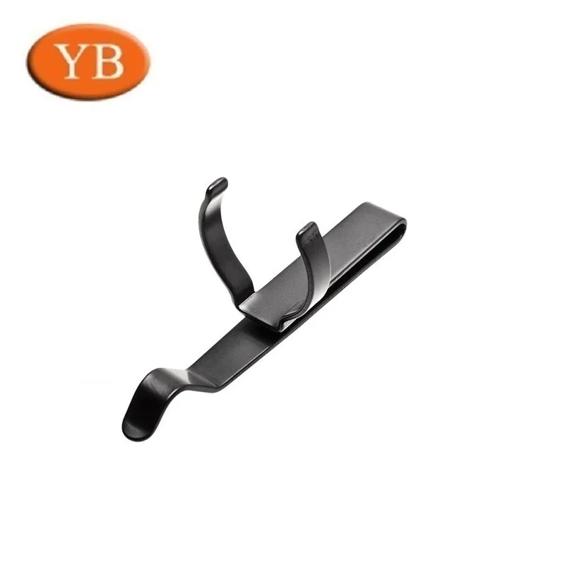 Custom Spring Steel Metal Flashlight Pocket Clips Buy Metal Waist Clip,Metal Pen Pocket Clips