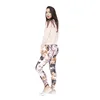Super Style Available Low Waist Sexs Girls Tight Yoga Pant Digital Print Leggings