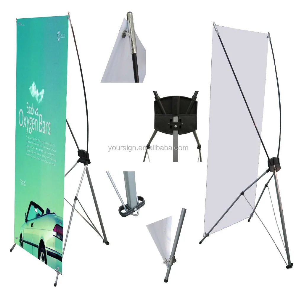 Budget Flex Advertising X Banner Stand With Free Banner Travel