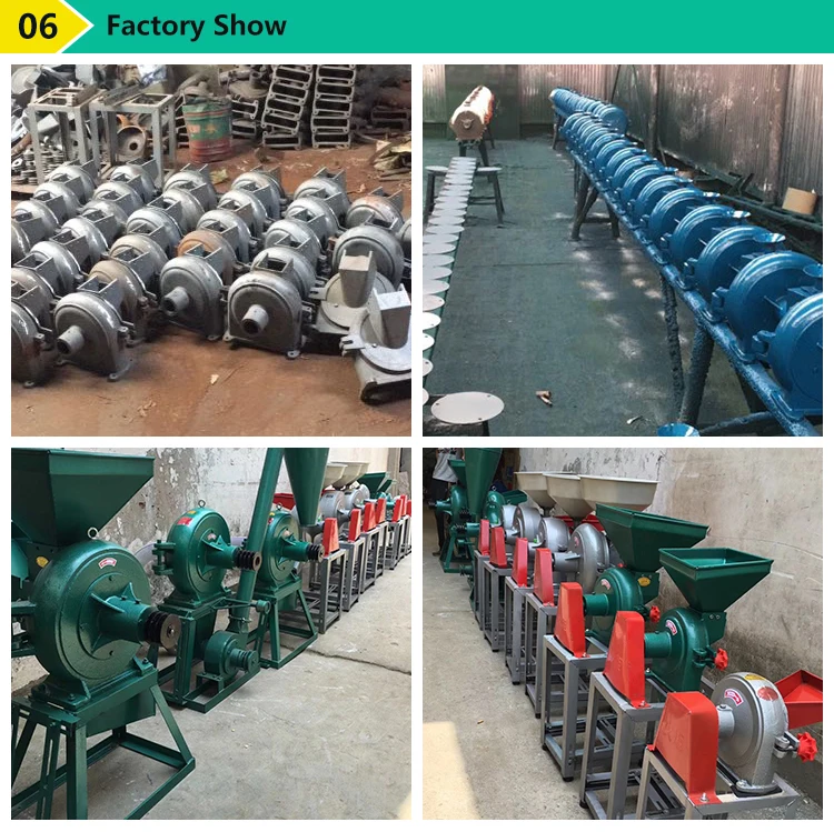 Home wheat flour mill milling machine wheat straw grinder