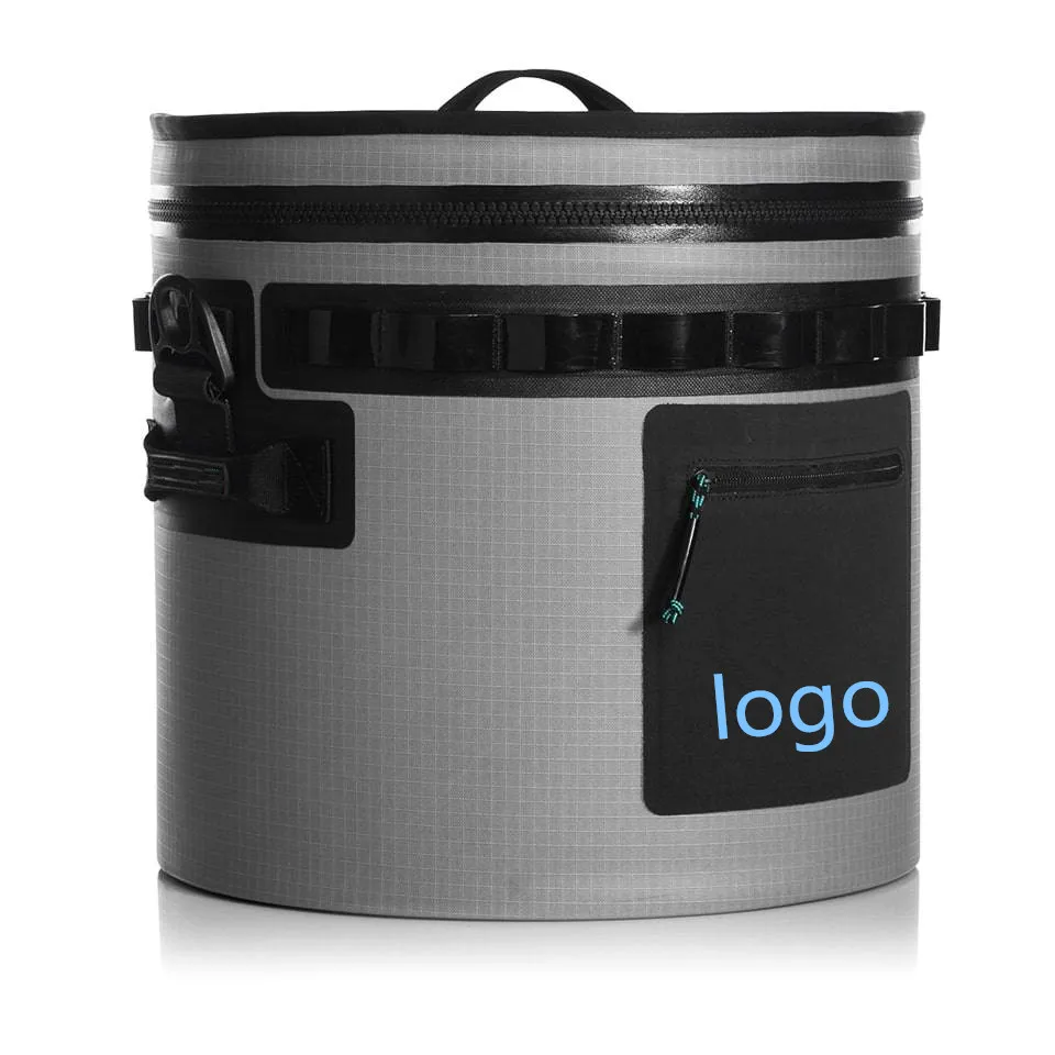 Round Soft Ice Chest Cooler Bag With Airtight Zipper Buy Soft Ice