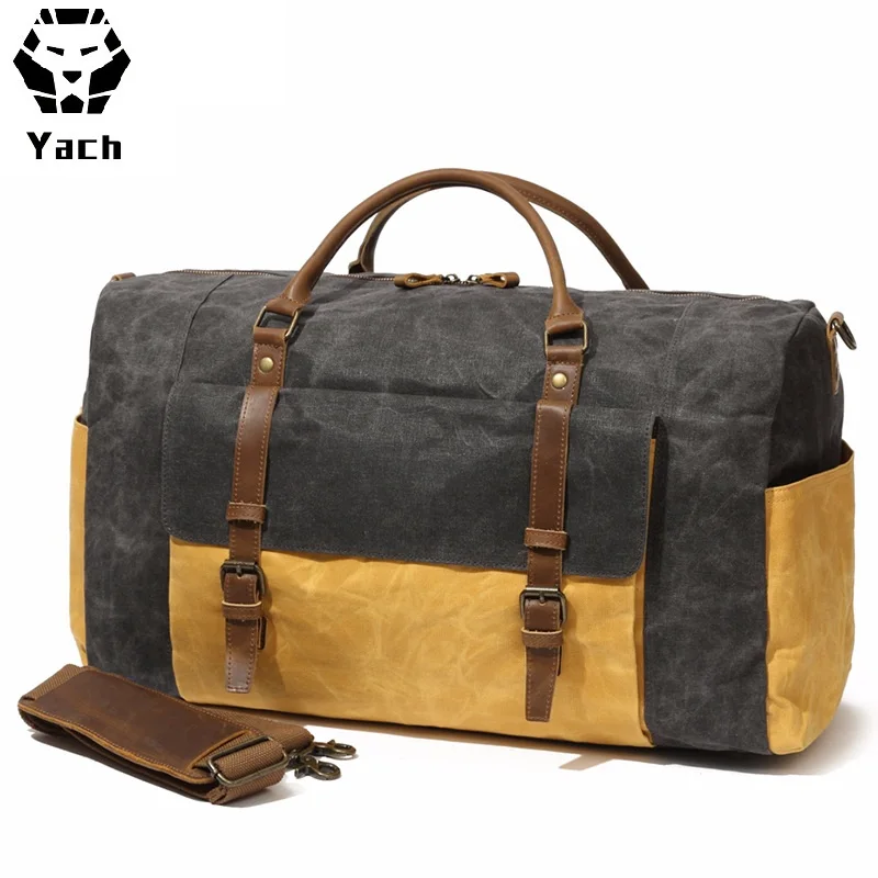 waxed canvas holdall