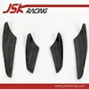 VA STYLE CARBON FIBER FRONT BUMPER CANARDS (4 PCS) FOR 2008-2015 MITSUBISHI LANCER EVOLUTION EVO X