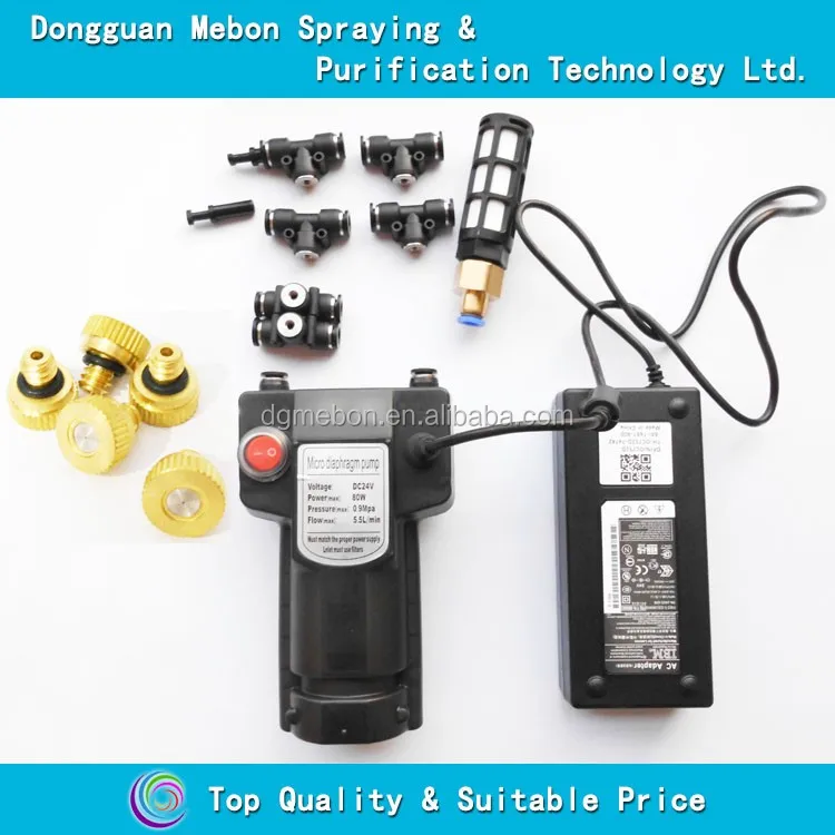 39 nozzles micro fog pump,fine mist cooling mist system
