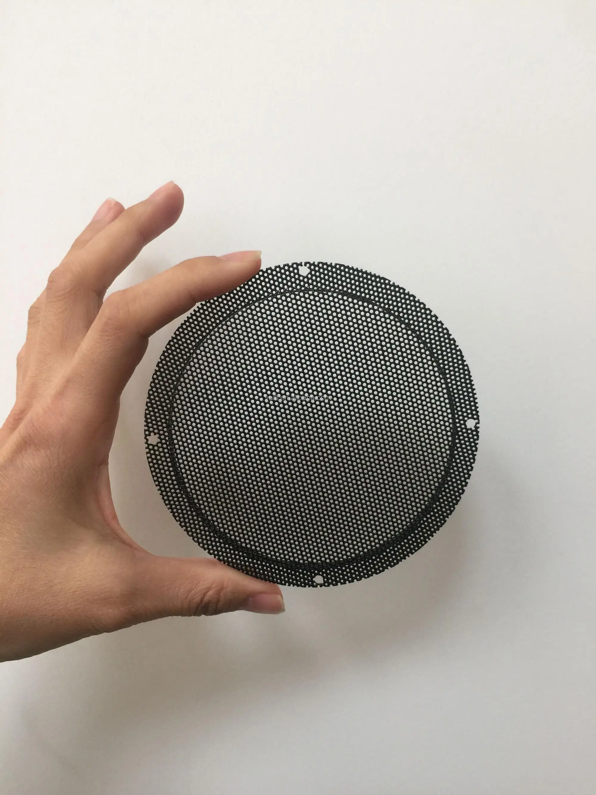 Plastic Speaker Grill/pvc Black Speaker Grill/perforated Screen Speaker