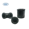 diy industrial water pipe wall mounted open socket coupling coat rack assembled fitting carbon steel nipple for shelf brackt
