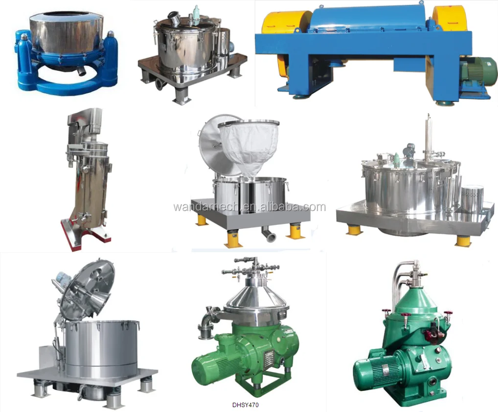 DHSY 470 Biodiesel Waste oil water disc centrifuge separator algae oil extraction