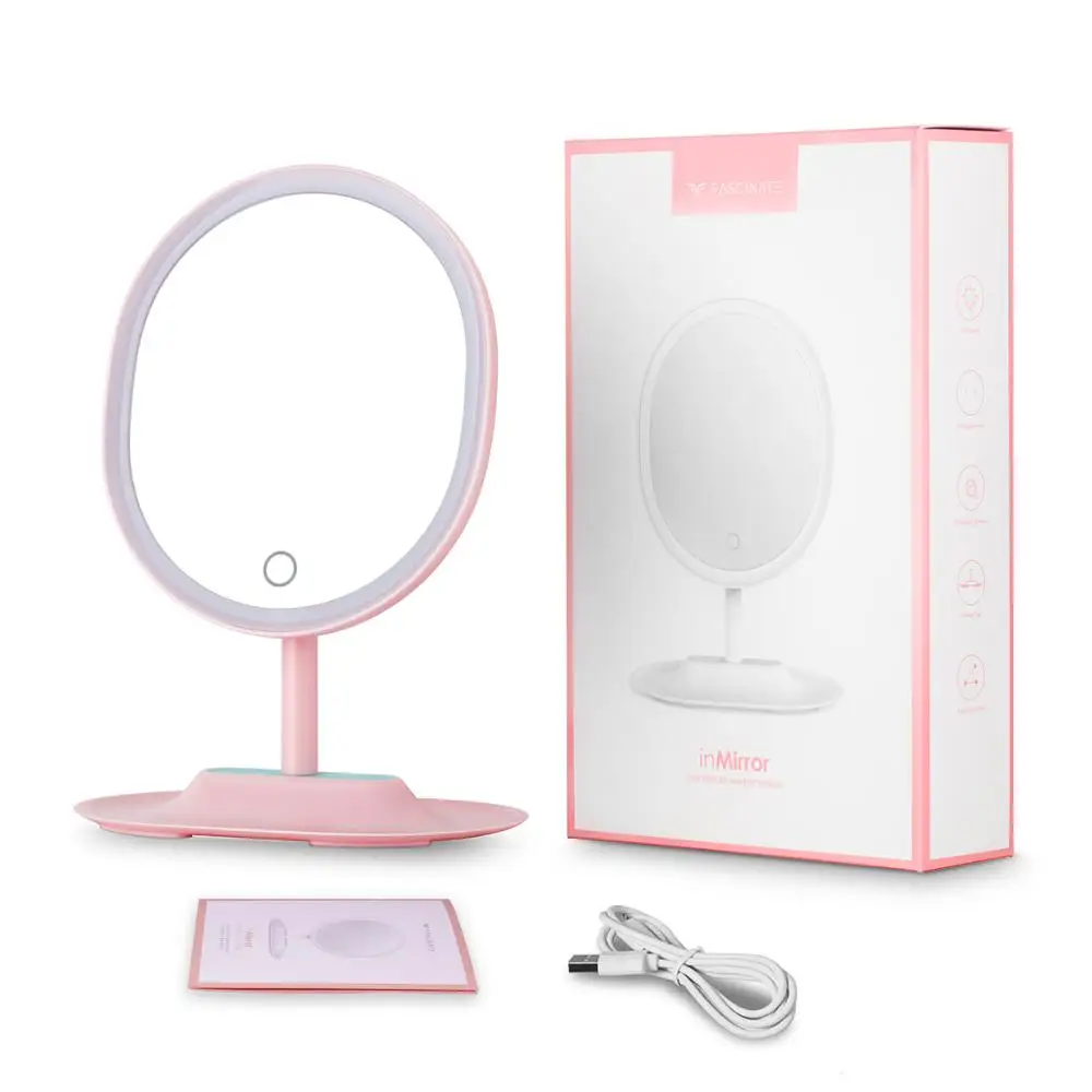 Body Sensor 5x Magnifying Back Mirror 1000mah Usb Rechargeable