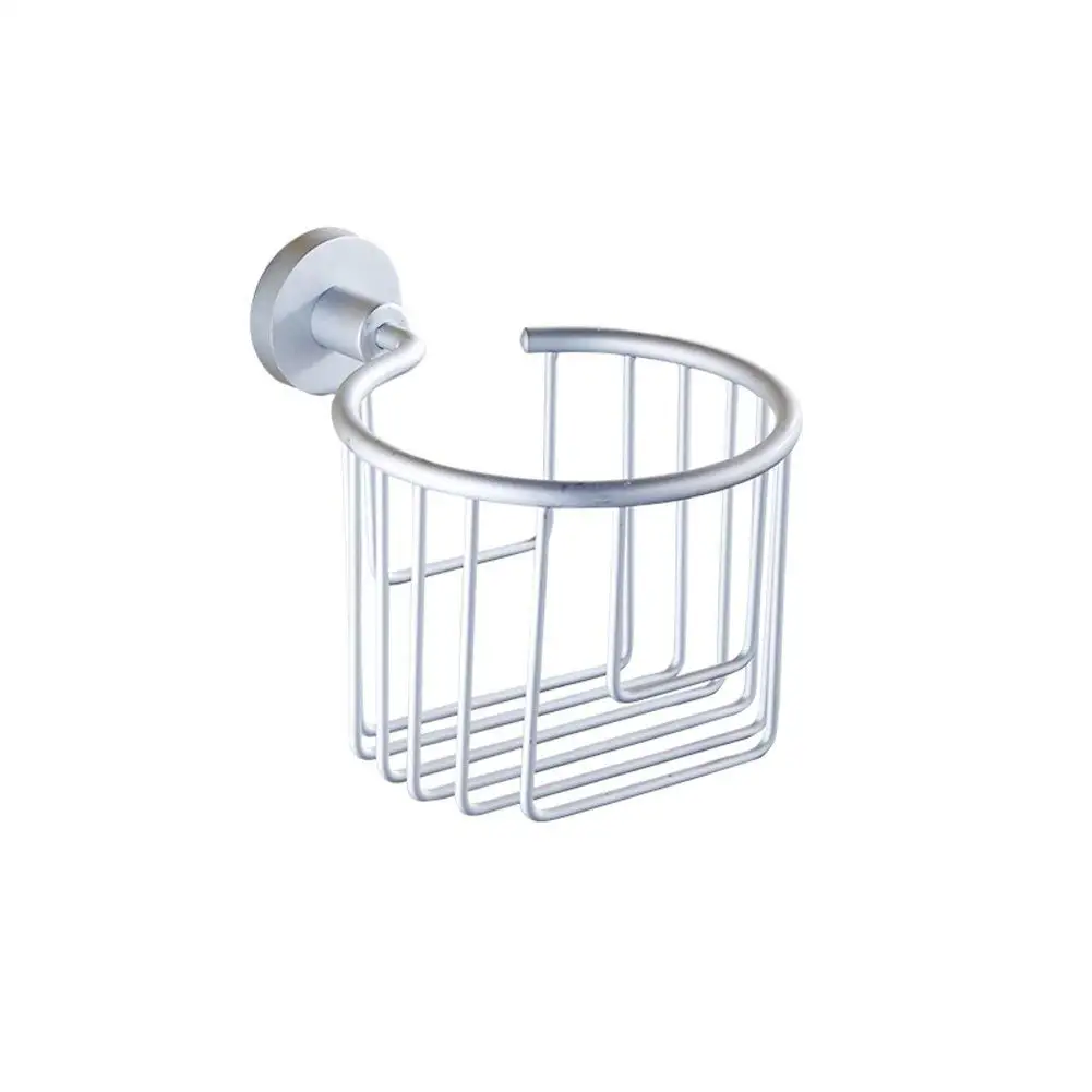 Le fu yan Toilet Paper Holder Bathroom Roll Holder Space Aluminum Toilet Paper Towel Holder Tissue Box Magazine