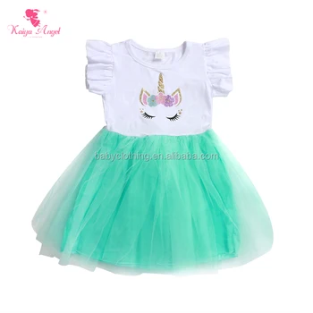 unicorn baby dress