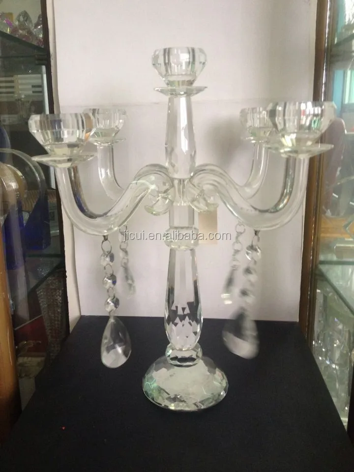 Candelabro De Cristal Para Centros De Mesa,Candelabro De Cristal,Barato
