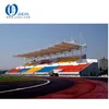 Blow-molded stadium tent bleacher seats membrane structure