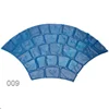 Floor decorative rubber texture stamped with concrete stamp pad