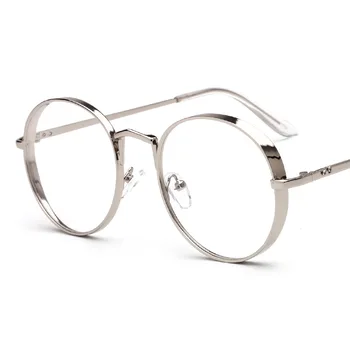 metal frame glasses round