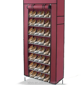 Home Storage Organizer Portable Easy Clean Fabric 10 Tiers Shoe Cabinet Shoe Rack Buy Easy Clean Shoe Cabinet 10 Tiers Shoe Cabinet Shoe Rack Product On Alibaba Com