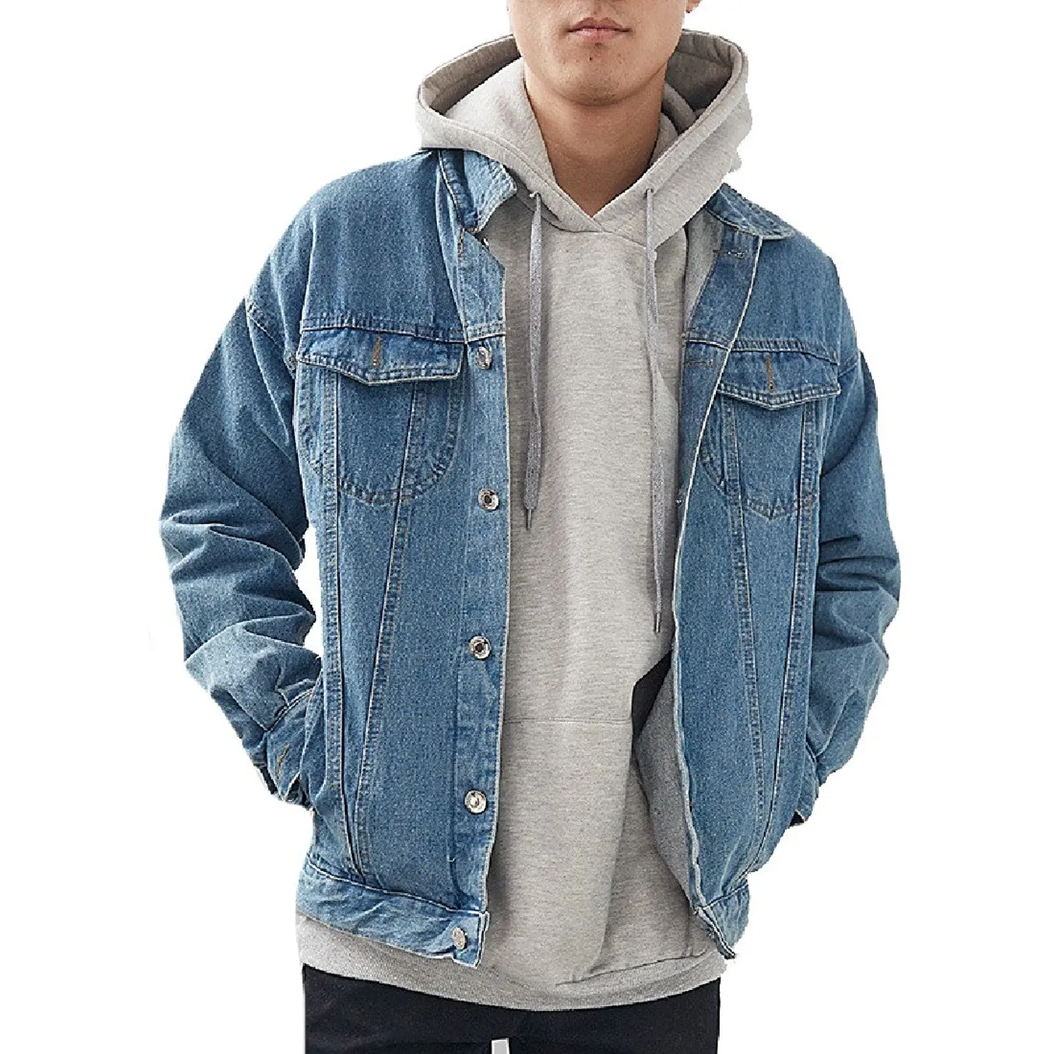 baggy denim jacket mens