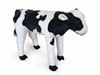 realistic plush calf toy/stuffed baby cow plush toy/plush calf stuffed toy