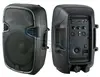 Large Portable battery box speaker karaoke with DJ light/usb/sd/fm
