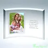 Toppingood Aluminum Frame Glass Bent Picture Frame For Engraving