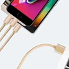 Retractable Multi USB Charger Cable 3 in 1 Multiple Charging Cord Adapter with Mini Type C Micro USB Port