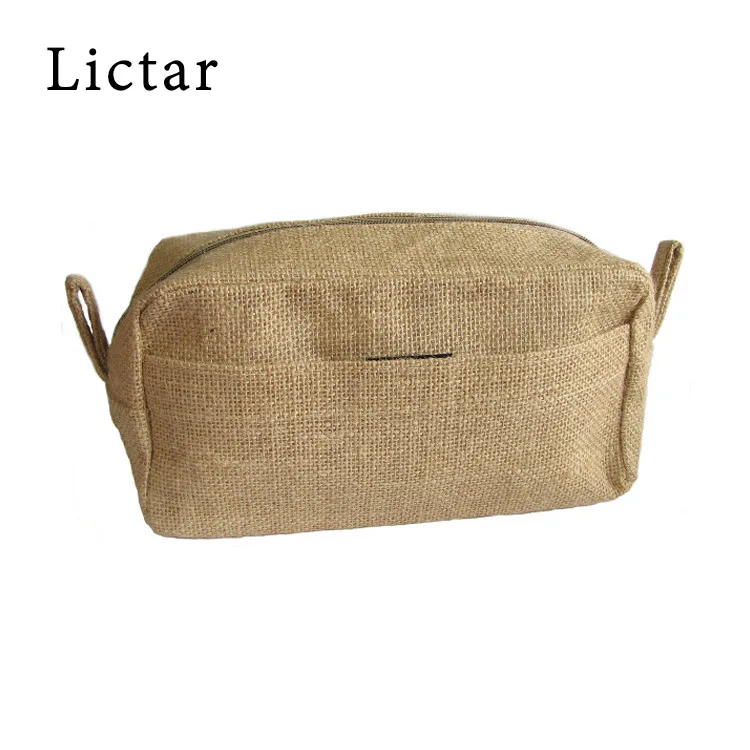 Organic Blank Jute Burlap Makeup Cosmetic Bag Storage Pouch Buy