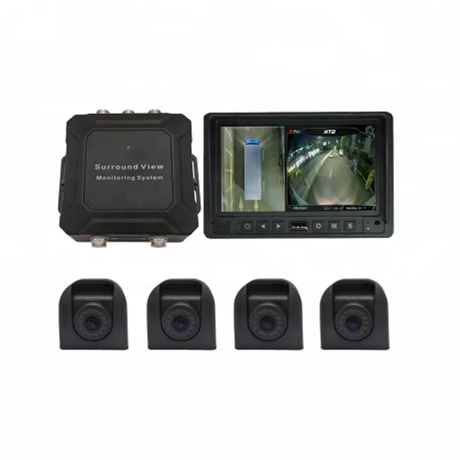 Hd 3d All Around View Monitoring System For Truck 360 Bird View Car
