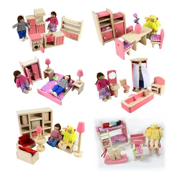 wooden dollhouse accessories