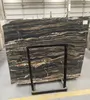 Unique natural semiprecious brown granite luxury stone slab