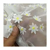 Fashion Laser Cut 3D Embroidery Mesh For Spring And Summer Dress Embroidery Fabric