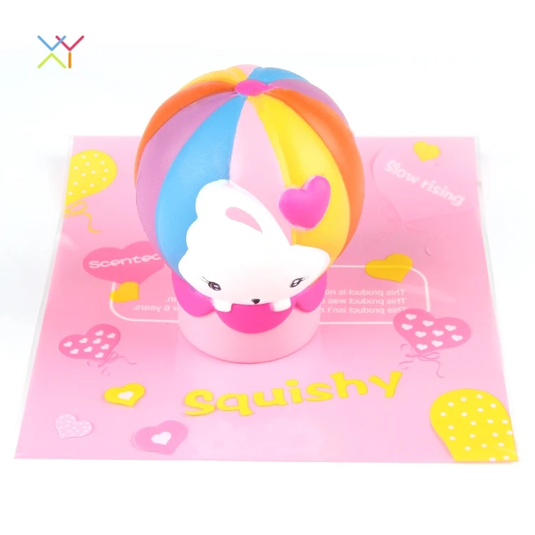 Rainbow squishy soft custom animal squishy toys