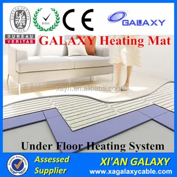 Under Tile Heat Radiant Living Room Warming Electric Heated Floor Mat Buy Electric Heated Floor Mats Floor Heating Mat Under Floor Heating Mat