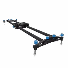 31.5″/80cm Carbon Fibre DSLR Camera Bearing Track Dolly Video Slider Rail System for Stabilizing Photograph Movie Film Making