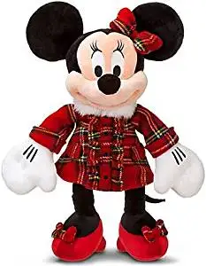 Disney Exclusive 18 Inch Deluxe 2011 Plush Holiday Plaid Minnie Mouse