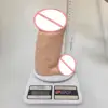 Rubber Penis Toys Dual Density Silicone Dildo With Suction Cup Base dildo foreskin