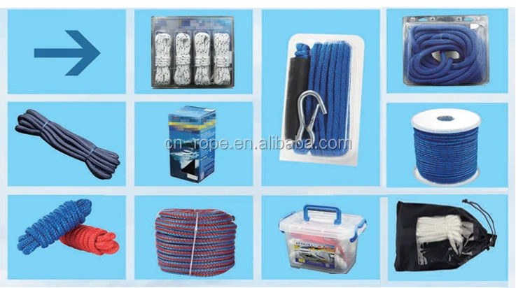 boat parts marine rope Bungee Dock Lines for boats mooring bungee line