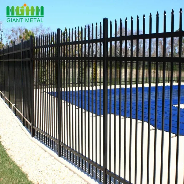 Traffic Zinc Steel Fence Top Sale Gate Decorative Wrought Iron Forged ...