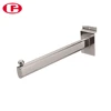China Factory metal slatwall Display Elliptical pipe hanging shelf brackets