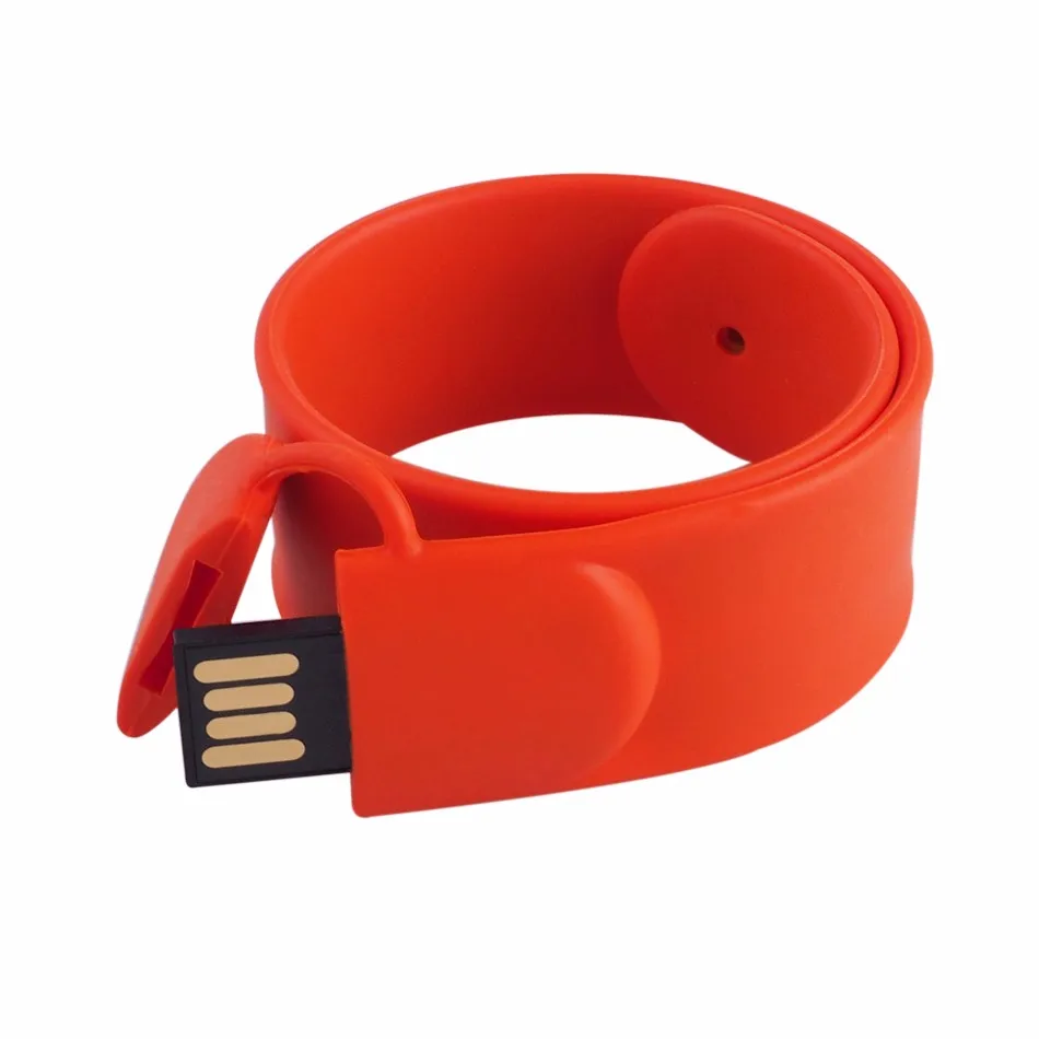 New black bracelet wrist band usb 2.0 memory stick thumb flash drive