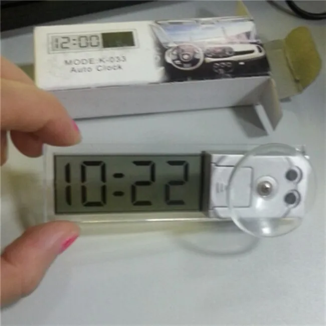 wireless temperature and clock meter car