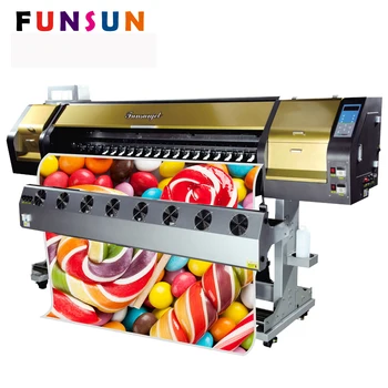 Funsunjet 1 8m Eco Solvent Plotter Cutter Banner Flex Making