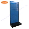 showroom perforated metal shelving spray paint metal display rack