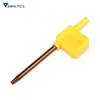 Good quality chrome plated yellow flag torx key wrench
