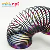 Kids promotional toys 8cm rainbow slinky spring toys for sale