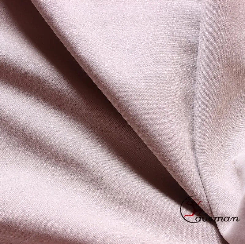 khaki color dyed plain polyester peach skin bed sheet fabric